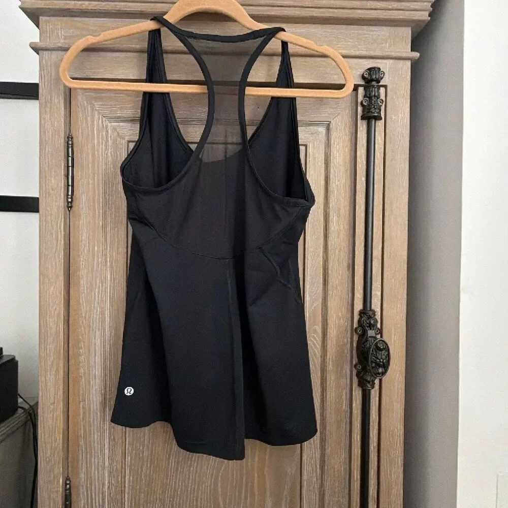 Lululemon Mesh-Back Racerback Workout Tank Top size 8